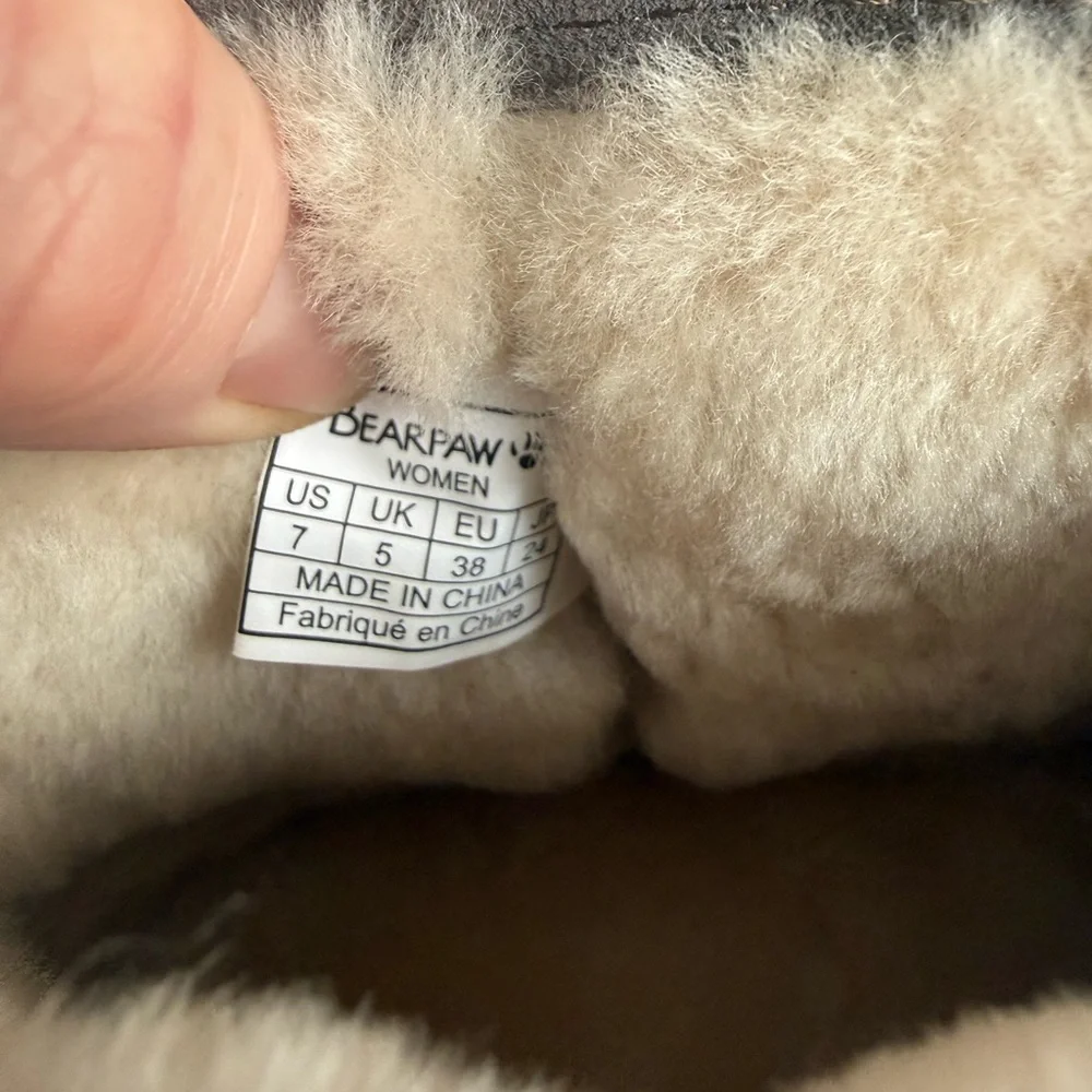 BearPaw Camouflage Suede Winter Boots (New No Box) - Picture 3 of 3